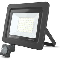 Flutlicht led proxim ll IP66 Wasserdicht Strahler Fluter 50W Ersetzt 200W Kaltweiß (6000K) 4000LM Mit Bewegungsmelder Spotlight Außenstrahler von FOREVER LIGHT