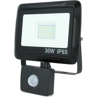 Proxim led smd Fluter Flutlicht 30W 2400 Lumen ersetzt 148W mit Bewegungsmelder Sensor Glühlampe Scheinwerfer Außenstrahler IP65 Wasserfest von FOREVER