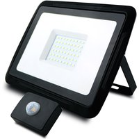 Proxim led smd Fluter Flutlicht 50W 4000 Lumen ersetzt 233W mit Bewegungsmelder pir Sensor Glühlampe Scheinwerfer Außenstrahler IP65 Wasserfest von FOREVER