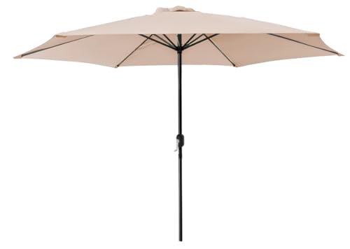 FORNOR 24359 Sonnenschirm, Beige, Durchmesser 300 cm - 180 g von FORNOR