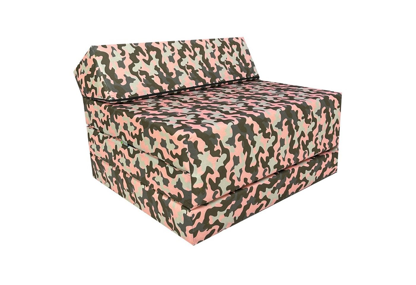 Klappmatratze Klappmatratze Gästematratze "CAMO" mit Kopfteil Größe 200x70x10cm, FORTISLINE von FORTISLINE