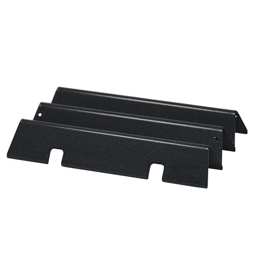 38,9CM 67045 Flavorizer Bars für Weber GS4 Spirit II I 200 Series E210 S210 E220 S220 (mit vorderen Bedienknöpfen) , 7635 Porzellanemaille Hitzeschild für for Weber GS4 Ersatzteile Aromaschienen von FORYEYC