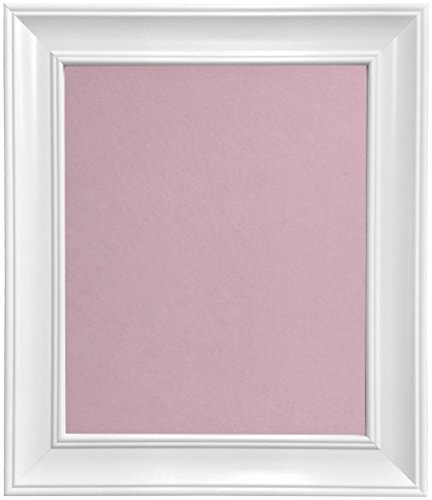 FRAMES BY POST AP-4620 Bilderrahmen, Kunststoff, 91,4 x 61 cm, Weiß mit rosa Rückwand von FRAMES BY POST