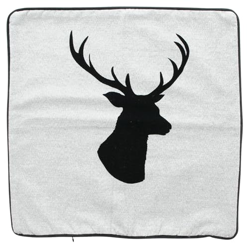 FRANK FLECHTWAREN Kissenhülle Samthirsch, eingearbeiteter Reißverschluss, 100% Polyester Maße: 45 x 45 cm, ohne Füllung, tolles wohnaccessoire FRANK FLECHTWAREN Kissenhülle Samthirsch, eingearbeiteter Reißverschluss, 100% Polyester Maße: 45 x 45 cm, ohne Füllung, tolles wohnaccessoire von FRANK FLECHTWAREN