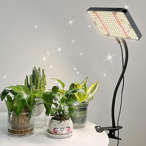 FRGROW Pflanzenlampe LED Vollspektrum, Pflanzenlicht für Zimmerpflanzen, UV-IR Vollspektrum Pflanzenleuchte LED 200W, Grow Lampe LED 208 LEDs, Wachstumslampe für Pflanzen, Daisy Chain Euro Stecker von FRGROW