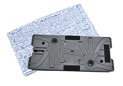 Ersatzplatte - Tuchträger + 1 Reinigungstuch geeignet für Vorwerk Kobold SP600 SP 600 Saugwischer und Vorwerk Akku-Saug"wischer SPB100 SPB 100 von FSProdukte