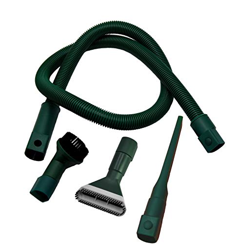 Schlauch Set geeignet für Vorwerk Kobold VK 118 119 120 121 122 VT 250 251 Möbelpinsel, Fugendüse und Polsterdüse MIT Adapter von FSProdukte