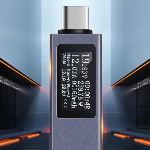 12A USB C Tester PD DC Leistungsmesser Hochstrom-Multimeter Zum Aufladen von Telefonen von FTVOGUE