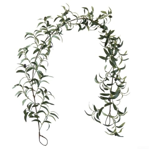 170 cm dekorative Olivenblatt-Ranke für stilvolle Wohnkultur und Event-Styling 170 cm dekorative Olivenblatt-Ranke für stilvolle Wohnkultur und Event-Styling von FUBESK