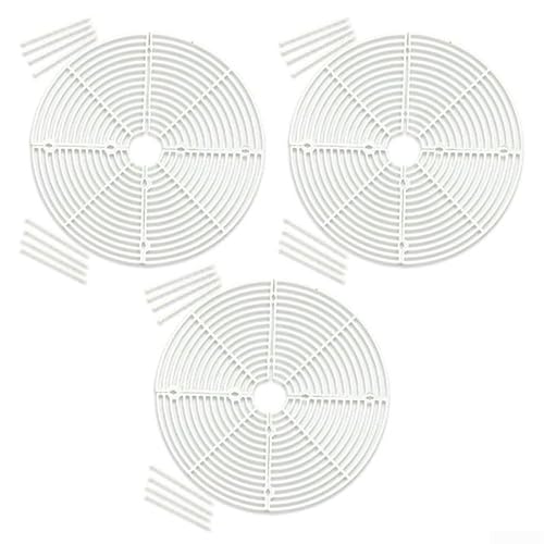 Blumentopf-Abdeckung, 30 cm, runde Form, für den Garten, geeignet für Innen- und Außenbereich, Weiß, 3 Stück Blumentopf-Abdeckung, 30 cm, runde Form, für den Garten, geeignet für Innen- und Außenbereich, Weiß, 3 Stück von FUBESK