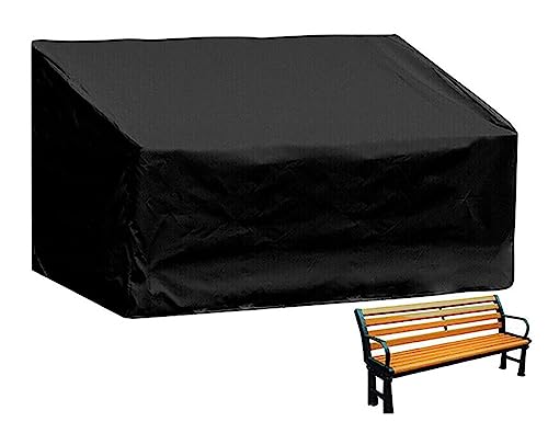 FUBESK Gartenbank-Abdeckung, Gartenmöbel-Abdeckungen für Outdoor-Sofa, wasserdicht, Terrassenbank, Sitzbezug, 4-Sitzer (190 x 66 x 89 cm) von FUBESK