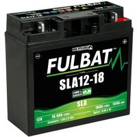 Sla 12-18 wasserdichte batterie 12V 21,1 Ah 182-77-168 - / + von FULBAT