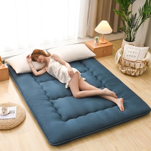 Japanische Futon Matratze Bodenmatratze Verdicken Tatami Matte Isomatte Faltbare Roll-Up Matratze Schlafsaal Matratzenauflage Bodenliege Kissen Bett Tragbare Campingbett(Color:,Size:0.9mx2.0m) von FUNEAER