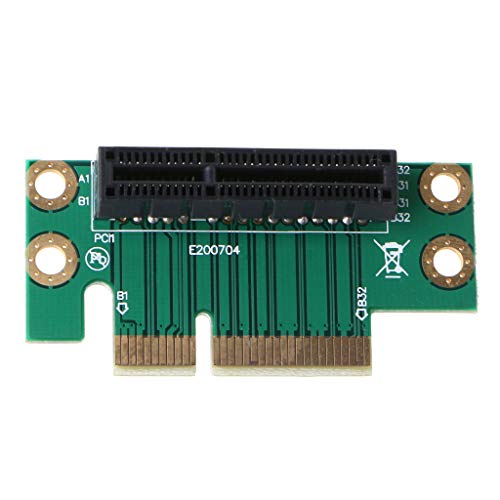 FUZYXIH PCI Express 4X Karte 90 Grad Adapter Kartenkonverter Kompatibel Für 1U/2U Computerzubehör Splitter Verlängerungskabel Adapter Kartenleser Konverter Laufwerkskabel Basisgehäuse von FUZYXIH