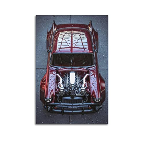 Klassisches Sportauto-Poster für Chevy 150 Schuppen 1950er Jahre Supercar Poster Dekorative Malerei Leinwand Wandposter und Kunstbild Druck Moderne Familie Schlafzimmer Dekor Poster 60 x 90 cm von FYGE