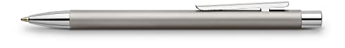 Faber-Castell 342120 - Kugelschreiber Neo Slim Edelstahl, Minenstärke M, silber matt von Faber-Castell