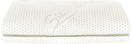 Facondini Silver Matratzenauflage, Baumwolle und Polyester, Weiß 80 x 190 cm weiß von Facondini