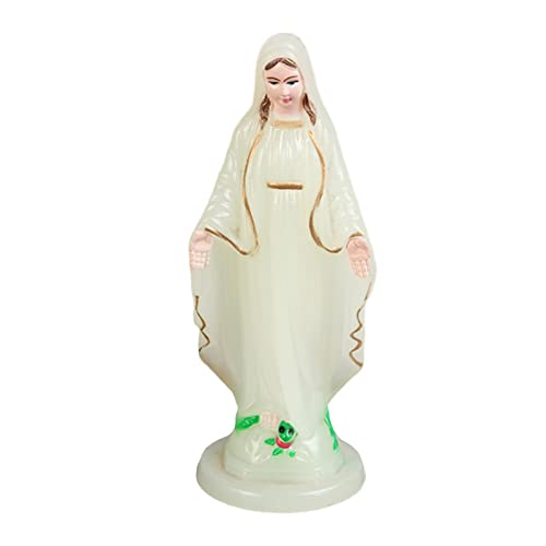 Facynde Jungfrau Maria Figur Kunststoff Christliches Mutter Deko Figur Mutter Gottes Maria Notre Lourdes von Facynde