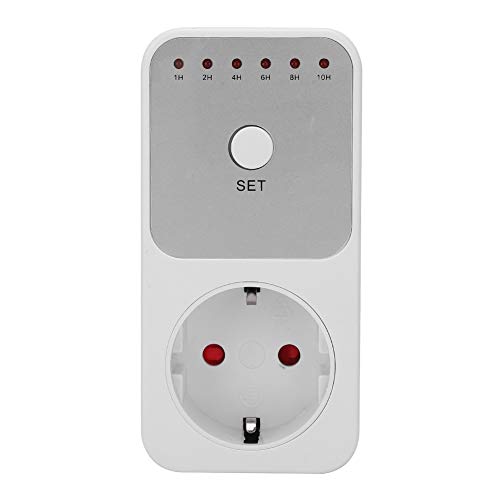 Digitaler Countdown Licht Timer Stecker, Ausgangs Timer, Timer Steckdosenschalter, Plug-In-Countdown Timer Schalter Controller EU Stecker 230V von Fafeicy