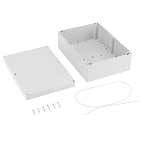 Fafeicy IP65 Anschlussdose, weiß wasserdichtes Kunststoffgehäuse Projektgehäuse DIY Anschlussdose, mit Schrauben, 263 * 185 * 95 mm, Terminals von Fafeicy