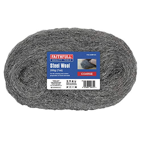 Faithfull Stahlwolle (1/2Lb Pack) Grobe von Faithfull