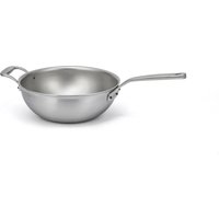 Falk Culinair Flandria Risotto-Pfanne / Wok 24 cm / 2,8 L - Edelstahl-Mehrschichtmaterial mit Kupferkern von Falk Culinair