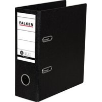 Falken Ordner S80 11285830 DIN A5 hoch 80mm Hartpappe schwarz von Falken