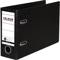 Falken Ordner S80 11285905 DIN A5 quer 80mm Hartpappe schwarz von Falken