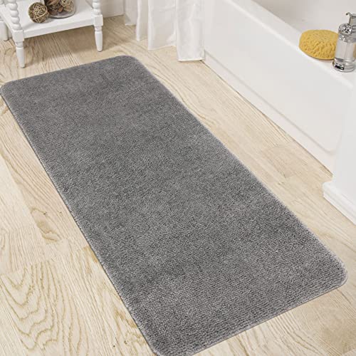 Famibay Badematte rutschfest Waschbar Mikrofaser Badezimmerteppich Flauschig Badteppich Weich Badvorleger Absorbierend Saugfähige Bodenmatte Badezimmer für Badewanne Dusche von Famibay