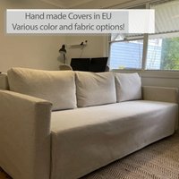 Friheten 3-Sitzer Bettbezug Sofabezug Handgefertigt Mit Mehreren Farb- Und Stoffoptionen - Passgenau Für Ikea Friheten Schlafcouch von FamilyCoverLab