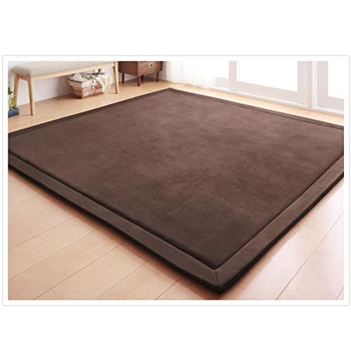 Fancytan Teppich Für Kinderzimmer, Krabbelmatte, Kinder Spielmatte Weich Teppiche Tatami for Schlafzimmer, Wohnzimmer, Klassenzimmer, Coffee, 200 x 300 cm von Fancytan