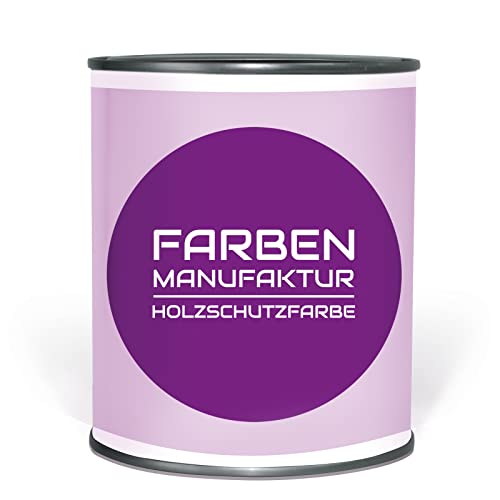 Farben Manufaktur Holzfarbe Holzschutzlack Wetterschutzfarbe Holzdecklack Landhaus Holz RAL 0,5L, Farbe: ca. RAL 6009 Tannengrün von Farben Manufaktur - individuelle Farb(t)räume