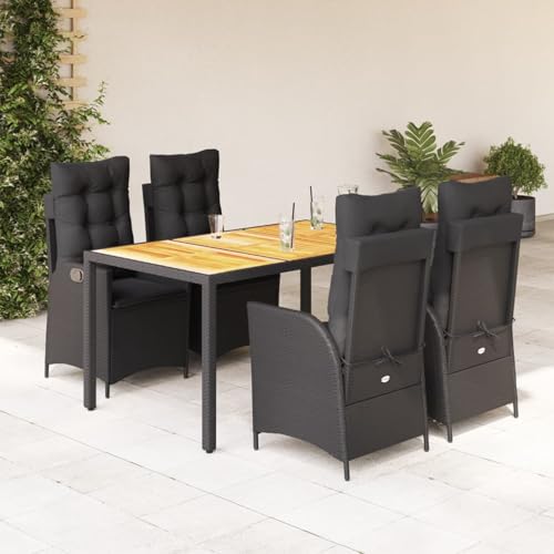 Fasba 5-TLG. Garten-Essgruppe mit Kissen Schwarz Poly Rattan, Gartengarnitur Sitzgarnitur Loungemöbel Set for Loungebereich Terrasse Hotel3213097 Fasba 5-TLG. Garten-Essgruppe mit Kissen Schwarz Poly Rattan, Gartengarnitur Sitzgarnitur Loungemöbel Set for Loungebereich Terrasse Hotel3213097 von Fasba