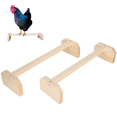 Fdit Huhn Holz Stand Bank Vieh Vieh natürliche Stand Rute Training Sitzständer Rack für Huhn Haustier Vogel Papagei Training Zweck von Fdit