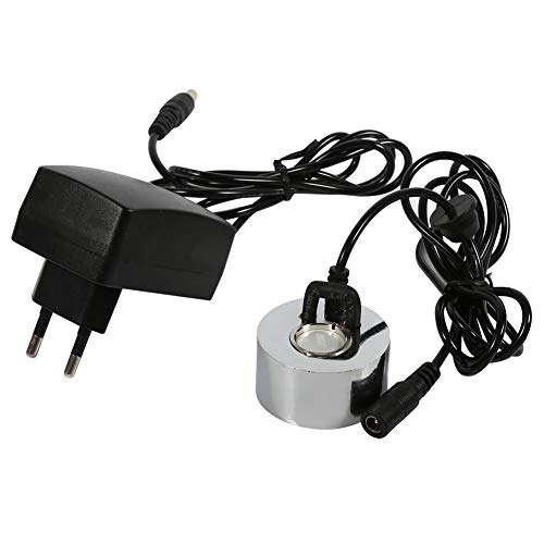 Fdit Nebelmaschine, 24-V-Wasserbrunnen-Teichzerstäuber Ultraschall-Nebel-Tischbefeuchter mit Adapter 100-240 V(Europäische Vorschriften) von Fdit