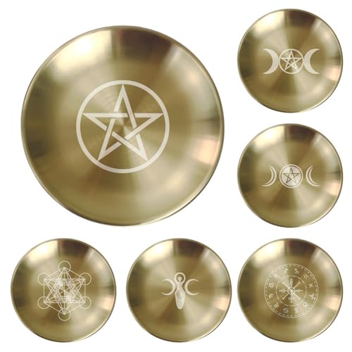 Fegtrtyoa Ritualtablett, Sterntablett, Kristallsteinregal, Kerzenständer, Räuchergefäß, Heimdekoration, Hexengeschenk Fegtrtyoa Ritualtablett, Sterntablett, Kristallsteinregal, Kerzenständer, Räuchergefäß, Heimdekoration, Hexengeschenk von Fegtrtyoa
