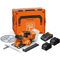Akku-Handkreissäge-Set für Metall f-iron Cut 57 as, 2x 8,0 pc und Ladegerät in l-boxx - Fein Akku-Handkreissäge-Set für Metall f-iron Cut 57 as, 2x 8,0 pc und Ladegerät in l-boxx - Fein von Fein