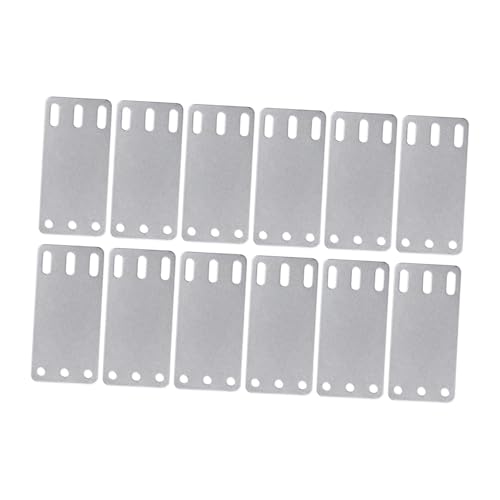 Fenteer 12x Spurplatten, inkl. Montagesatz, Montagerückplatte, Trägerplatten für Möbel Holzböden LKW Fenteer 12x Spurplatten, inkl. Montagesatz, Montagerückplatte, Trägerplatten für Möbel Holzböden LKW von Fenteer