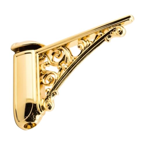 Fenteer Glasregalhalterung, Wandmontage, Hochleistungs-Hardware, antike Stützwandhalterung, verstellbar für Wohnzimmer, Badezimmer, Küche, Gold Fenteer Glasregalhalterung, Wandmontage, Hochleistungs-Hardware, antike Stützwandhalterung, verstellbar für Wohnzimmer, Badezimmer, Küche, Gold von Fenteer