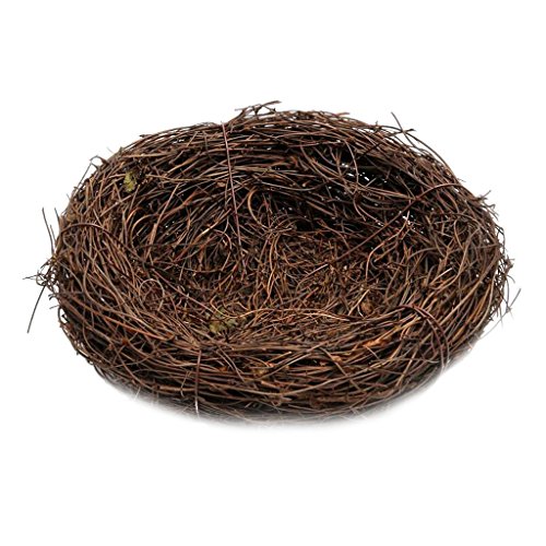 Fenteer Nest Rattannest Osternest Osterdeko Tischdeko Ostern - 10 cm von Fenteer