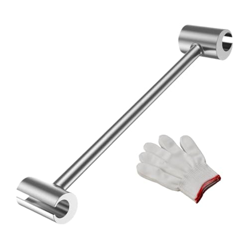 Fenteer Türscharnier-Einstellwerkzeug, Doppelkopf, mit Handschuhen, robustes Metall-Handwerkzeug, Scharnierspalt-Einstellschlüssel aus, L Fenteer Türscharnier-Einstellwerkzeug, Doppelkopf, mit Handschuhen, robustes Metall-Handwerkzeug, Scharnierspalt-Einstellschlüssel aus, L von Fenteer