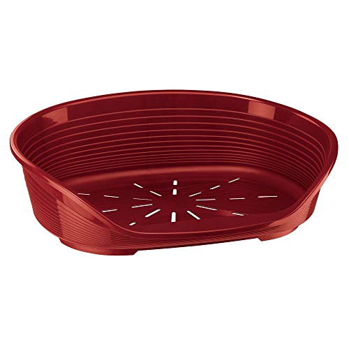 Ferplast Hundebett Katzenbett Kunststoff-Hundebett Medium Hundeliege waschbar Hundekorb atmungsaktiv rutschfest Siesta Deluxe, 62 x 41 x h 23,5 cm, Bordeaux Ferplast Hundebett Katzenbett Kunststoff-Hundebett Medium Hundeliege waschbar Hundekorb atmungsaktiv rutschfest Siesta Deluxe, 62 x 41 x h 23,5 cm, Bordeaux von Ferplast