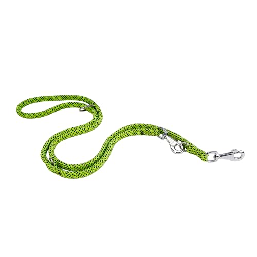 Ferplast Sport Reflex Hundeleine, Trainingsleine, reflektierend, aus Nylonschnur, mit doppeltem Metallkarabinerhaken, verstellbare Länge maximal 200 cm, Grün Ferplast Sport Reflex Hundeleine, Trainingsleine, reflektierend, aus Nylonschnur, mit doppeltem Metallkarabinerhaken, verstellbare Länge maximal 200 cm, Grün von Ferplast