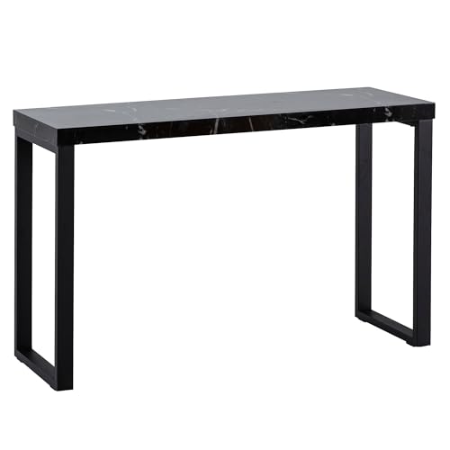 FineBuy Konsolentisch Marmor-Optik Schwarz Hochglanz 120x40x76 cm Design Anrichte Flur, Ablagetisch Schmal, Flurtisch mit Metallbeine, Dielentisch Lang Hoch, Kleiner Schreibtisch FineBuy Konsolentisch Marmor-Optik Schwarz Hochglanz 120x40x76 cm Design Anrichte Flur, Ablagetisch Schmal, Flurtisch mit Metallbeine, Dielentisch Lang Hoch, Kleiner Schreibtisch von FineBuy Möbel zum Wohlfühlen