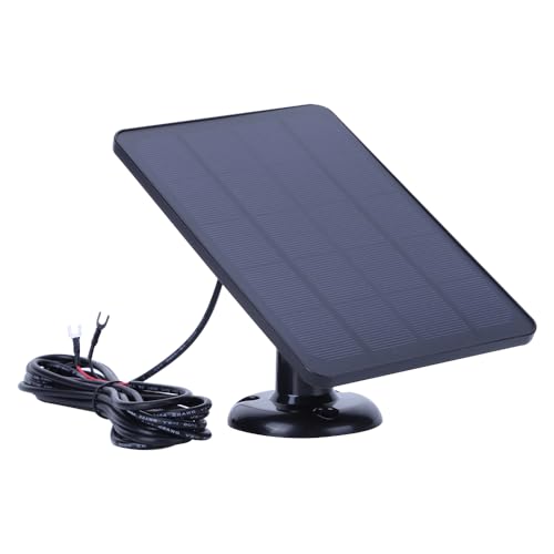 Fiorky 4 W 5 V Solar-Ladepanel, wasserdichtes Solar-Ladegerät, 360° verstellbare Halterung mit 9,8 Fuß Ladekabel for Ring Video Doorbell 4/3/2 von Fiorky