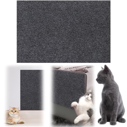 Fiorky Katzenkratzbrett, Katzenkratzmatte, Möbelschutzpolster, Selbstklebende Katzenklettermatte, multifunktional, zuschneidbar, verschleißfest, Katzenkratzbrett geeignet für Möbel Sofa Wand von Fiorky