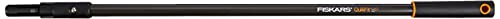 Fiskars Kurz-Stiel für QuikFit Werkzeug-Köpfe, Nicht teleskopierbar, Länge 84 cm, Aluminium, Schwarz/Orange, QuikFit, 1000664 von Fiskars