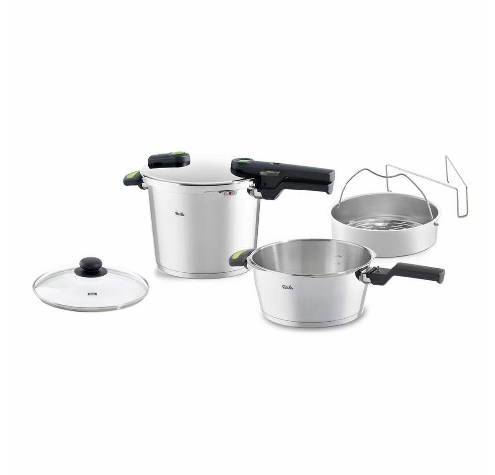 Fissler Schnellkochtopf vitaquick green 6 L Bundle, (2-tlg) von Fissler