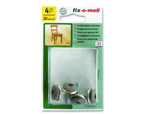 fix-o-moll Parkettgl.m.Schraube 20mm 4St. von Fix-O-Moll