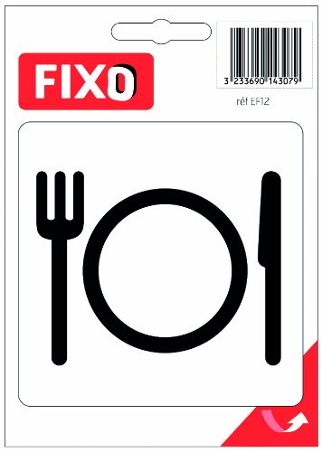 Fixo EF12 Stickers 100 x 100 mm „Gastronomie“ von Fixo